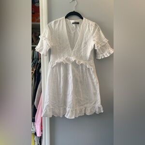 Nasty Gal white dress 🤍